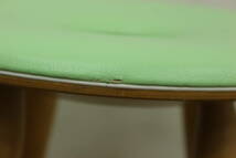 【引取可/福岡市博多区】TENDO 天童木工 リングスツール 丸椅子 椅子 チェア 緑系/グリーン_画像8