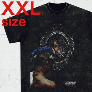 XXXテンタシオン　半袖　RAPTEE　ラップTシャツ　ブラック　XXL