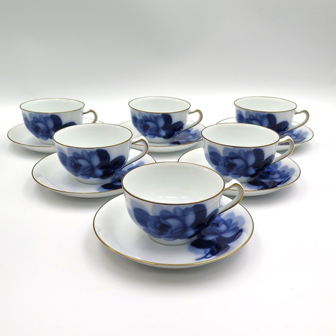 ブランド 新品 【高級11点セット 送料込み】大倉陶園 呉須更紗