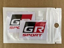 トヨタ GR Gazoo Racing (ガズーレーシング） ステッカー ２枚　ヤリス、86…_画像2