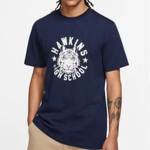 新品 未使用 Nike Stranger Things Tシャツ CK2342-419 NAVY M