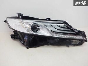 トヨタ 純正 AXVH70 カムリ 前期 LED ヘッドライト ヘッドランプ 右 右側 運転席 KOITO 33-233 刻印:Y 即納 棚B-3