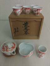 煎茶道具　煎茶器　平安　七甫作 茶器セット 色絵_画像1