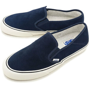 ■バンズ スリッポン サーフ フリースボア ネイビー 新品 28.0cm US10 VANS SLIP-ON SF FLEECE BOA 2WAY SARF サーフライン