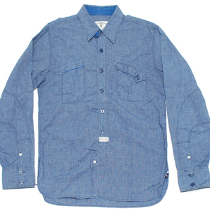 ミスターフリーダム Mister Freedom Mecanic Shirt L シャツ　シャンブレー (Sugar cane)