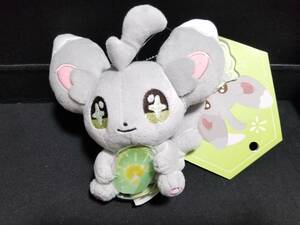 送料無料 マスコット SHINKA NO ISHI チラーミィ＆ひかりのいし→チラチーノ ポケモン ぬいぐるみ pokemon Minccino Cinccino Plush Doll 