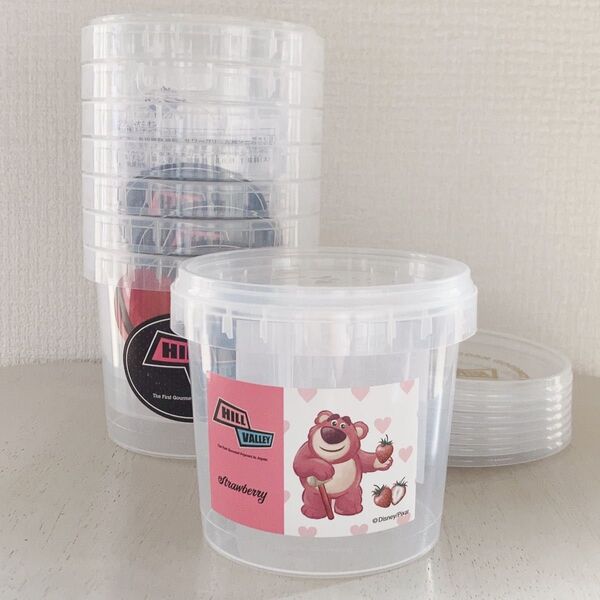 空容器 8個セット ポップコーン入れ クリアバーレル ポップコーンバケット プラスチック容器