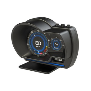 スピードメーター OBD2+GPSモード ヘッドアップディスプレイ メーター HUD 追加メーター【 タコメーター 車速 エンジン回転数】