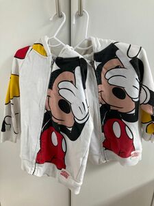 【2点】ZARABABY 98㎝104㎝　ディズニー　パーカー　トレーナー　お揃い　ペア　Disney ZARA ペアルック　ザラ