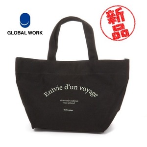 【SALE】送料無料　即決！新品　GLOBAL WORK　トートバッグ　ミニトート　手提げ　グローバルワーク　サブバッグ　ランチバッグ　シンプル