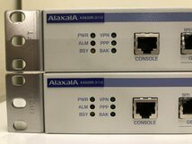 【埼玉発】【AlaxalA】アクセスルータ　AX620R-3110　★2台セット★起動確認済、初期化済★　(9-3692)_画像2