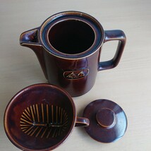 234-77 Melitta コーヒードリッパーポット 陶器 カフェインテリア レトロ 当時物_画像3