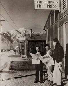  Anne cell * Adams Ansel Adams фотография [WW2 Japanese Internment]Gelatin Silver Print