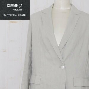  Comme Ca COMME CA#linen tailored jacket #9# серый серия *MS3411016