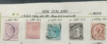 3470 アンティークのニュージーランドの希少な古い切手いろいろ_画像2