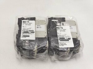 2点セット 新品 三菱 MSO-T10 200V 1.5Kw 6.6A(5.2-8A) AC100V 1a