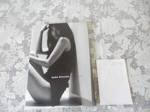 松田聖子 写真集 【monochrome モノクローム】 モノクロ 良好 2009年 昭和アイドル レトロ コレクション 送料無料