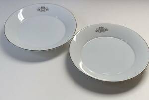ファンケル　洋皿　デザート皿　シンプル　白　非売品　2枚セット