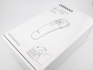 【未使用】オムロン製　バックライト液晶 皮膚赤外線体温計 MC-720