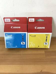 Canon 純正 インク キャノン BCI-7eC シアン BCI-7eY イエロー 未開封品 ①