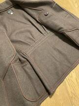 美品☆サイズ42 [AT LAST&CO] 定価121,000 Lot:644 WOOL COAT D.BREAST ダブルブレスト ウールコート 42 ブラウン アットラスト_画像6