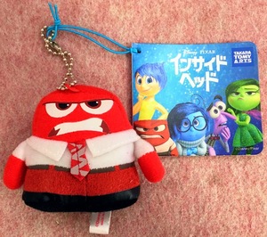 送220円～ 希少品! ディズニーPIXAR「インサイドヘッド イカリ」コレクション マスコット 人形　ぬいぐるみ アニメーション キャラ 怒り