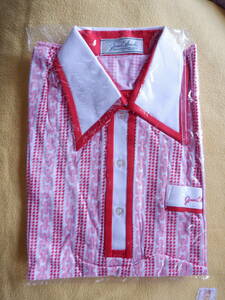 Ｊ.　Ｃ.　スニード　　半袖ポロシャツ　　白地に赤のデザイン　　Ｌサイズ　　未使用　　未開封　　オリジナルパッケージ入り 　