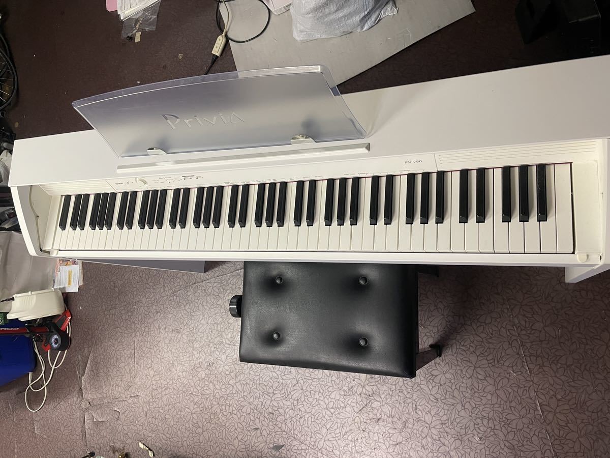 カシオ(CASIO) イス付き電子ピアノ PX-750 2014年製 | monsterdog.com.br