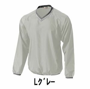 新品 サッカー ビステ 長袖 Lグレー Lサイズ 子供 大人 男性 女性 wundou ウンドウ 1280 送料無料