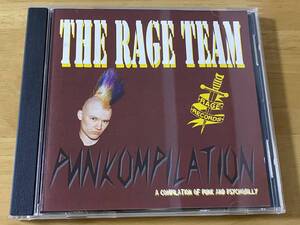 The Rage Team Punkompilation 輸入盤CD Psychobilly Punk Nekromantix Mad Heads Switchblade Pikehead Dead Lillies Self Destruct Grind