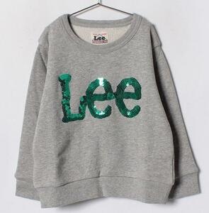 ★送料込み！！！★新品 定価4950円 リー LEE スパングルスウェット SIZE 110 グレー