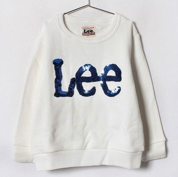 ★送料込み！！！★新品 定価4950円 リー LEE スパングルスウェット SIZE 100