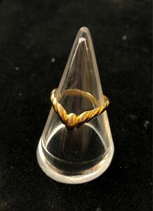 レディースアクセサリー 服飾小物 装飾品 金色 指輪 リング #10号 中古品【4106】A