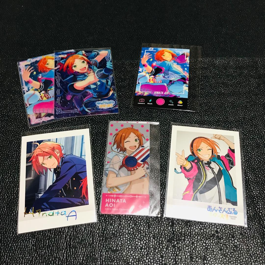 Aoi Yuuta Hinata Bonus Non-sale Photo Card China Limited 5th Anniversary Exhibition Ensemble Stars Foil Stamp Signed Pashakore Pashatsu, Comics, Anime Goods, others