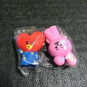 cooky jk ジョングク TATA タタ V テヒョン bts bt21 ソフビ ソフト マスコット フィギュア 指人形