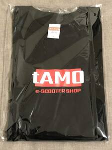 e-SCOOTER SHOP tAMO オリジナルロゴ入りTシャツ サイズM/L 公道走行用高性能電動キックボード専門店