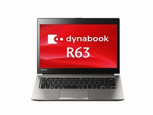 DynaBook　R63/P　i5-5300U 2.3GHz/4GB/128GB/13.3TFT/Windows10-64/WiFi/Windows7-64/32