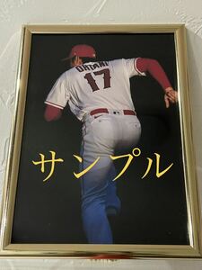 ◆大谷翔平　A4写真　他にも多数出品していますので是非ご覧下さい！　2023年MLB 試合前の練習光景　フレームカラーゴールドA4サイズ