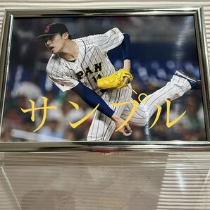 佐々木朗希 A4写真 他にも多数出品していますので是非ご覧下さい! WBC 先発投手 フレームカラー銀色A4サイズ