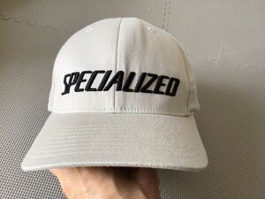  specialized SPECIALIZED Flex Fit hat cap L/XL light gray grey bicycle Manufacturers 