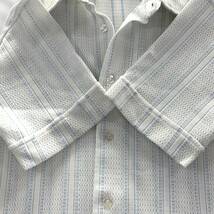 A☆レア物 美品 Sears シアーズ ストア系 VINTAGE THE-COMFORT-SHIRT 半袖シャツ ストライプ サイズ15-15 1/2【レターパックプラス郵送可】_画像8