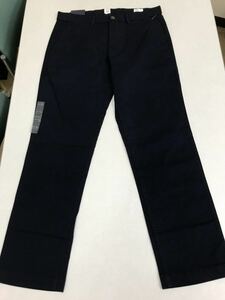 ●ＧＡＰ●新品●チノパン●ギャップ●紺●ストレート●ウエスト73cmX股下76cm●クールビズ●ネイビー●32●BA1-1