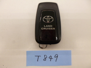 『T849』トヨタ　TOYOTA　スマートキー　ランドクルーザープラド　30年式　【TRJ150】281451-3330【動作確認済】