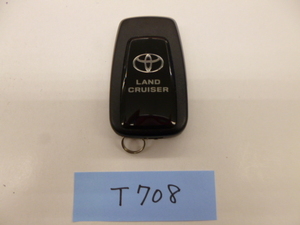 『T708』トヨタ　TOYOTA　スマートキー　ランドクルーザープラド　30年式　【GDJ150】281451-3330【動作確認済】