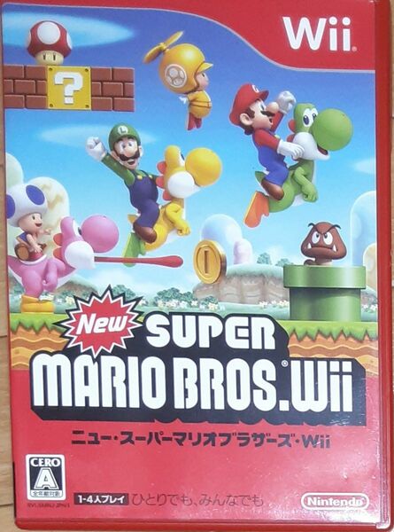 【中古ですが美品】 New スーパーマリオブラザーズ Wii【24時間以内に配送します】送料込み/匿名配送