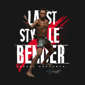 【Tシャツ】　『Israel Adesanya』　イスラエル・アデサンヤ　UFC　ニュージーランド　総合格闘家　総合格闘技　S／M／L／XL