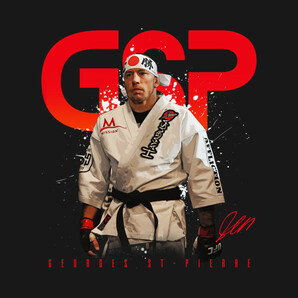 【Tシャツ】 『Georges St-Pierre』 ジョルジュ・サンピエール GSP UFC カナダ 総合格闘技 S／M／L／XLの画像1