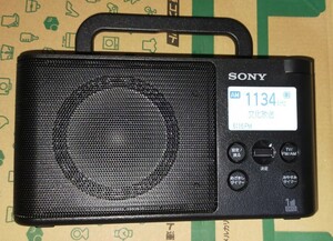 XDR-56TV ソニー 美品 受信確認済 完動品 AM FM ワイドFM ワンセグTV音声 取扱説明書付 通勤 株式 野球 競馬 オフィス キッチン 1011963