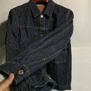 新同超美 TCB JEANS トゥーキャットブランド ジーンズ Tバック ファースト 506xx 1st デニムジャケット Gジャン ジージャン 40 L程度の画像6