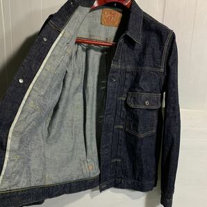 新同超美 TCB JEANS トゥーキャットブランド ジーンズ Tバック ファースト 506xx 1st デニムジャケット Gジャン ジージャン 40 L程度の画像8